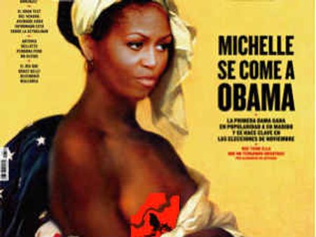 ಒಬಾಮಾ ಪತ್ನಿ ಅರೆನಗ್ನ ಚಿತ್ರ ವಿವಾದ