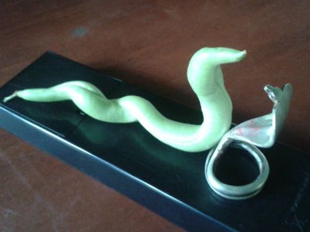 ವಿಸ್ಮಯ : ಗಣಪನ ನೋಡಲು ಬಂದ ಬೀನ್ಸ್ ನಾಗಪ್ಪ!