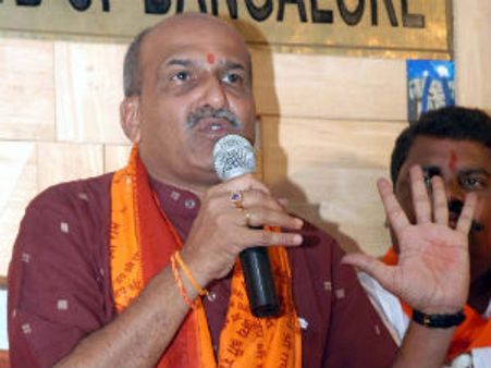 ಭಾರತ-ಪಾಕ್ ಪಂದ್ಯಕ್ಕೆ ಮುತಾಲಿಕ್ ಬೌನ್ಸರ್