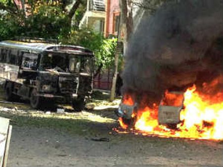 ಮಲ್ಲೇಶ್ವರಂ ಸ್ಪೋಟ ಇಬ್ಬರು ಶಂಕಿತರ ಬಂಧನ