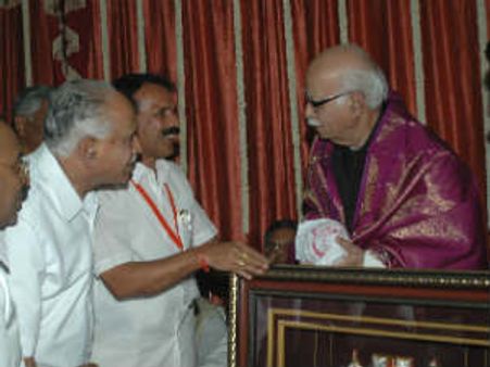 ಬಿಎಸ್ವೈ ಬಗ್ಗೆ ಮಾತನಾಡಲು ಸಮಯವಿಲ್ಲ : ಅಡ್ವಾಣಿ