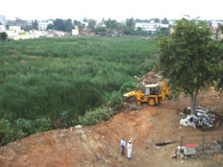 ಭೈರಸಂದ್ರ ಕೆರೆ ಬಾಗ್ಮನೆ ಒತ್ತುವರಿ ಸರಕಾರದ ವಶಕ್ಕೆ