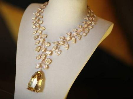 ಗಿನ್ನಿಸ್ ದಾಖಲೆಯ ದುಬಾರಿ ನೆಕ್ಲೇಸ್ ಹರಾಜು ಕಟ್ಟೆಗೆ