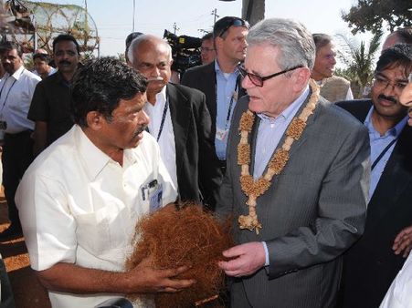 ಕಲ್ಪತರು ನಾಡು ನೋಡಿ ಸಂತಸ ಪಟ್ಟ ಜರ್ಮನ್ ಅಧ್ಯಕ್ಷರು
