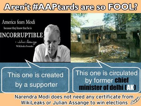 ವಿಕಿಲೀಕ್ಸ್ ಸ್ಪಷ್ಟನೆ : ತೀವ್ರ ಮುಜುಗರಕ್ಕೀಡಾದ ಮೋದಿ