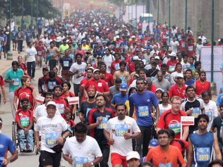 ಬೆಳಗಾವಿಯಲ್ಲಿ ಮ್ಯಾರಥಾನ್ : ಪೋಲಿಯೋ ವಿರುದ್ಧ ಓಡಿ