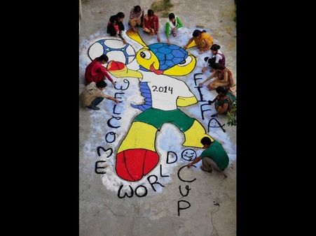 ಭಾರತವನ್ನು ಆವರಿಸಿದ ವಿಶ್ವಕಪ್ ಫುಟ್ಬಾಲ್ ಜ್ವರ