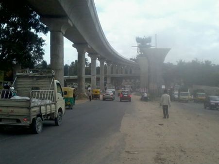 ನಾಯಂಡಹಳ್ಳಿ ಬಳಿ ಫ್ಲೈಓವರ್ ಗಾಗಿ 25 ಮನೆ ತೆರವು