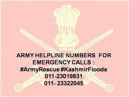 ಸೇನೆಗೆ ಸೆಲ್ಯೂಟ್ ಹೊಡೆದ ಕಾಶ್ಮೀರ ಪ್ರವಾಹ ಪೀಡಿತರು