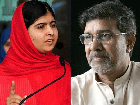 ಮಲಾಲಾ, ಸತ್ಯಾರ್ಥಿಗೆ ನೊಬೆಲ್ ಶಾಂತಿ ಪುರಸ್ಕಾರ