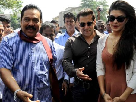 ರಾಜಪಕ್ಸೆ ಪರ ಪ್ರಚಾರ, ಸಲ್ಲೂ ವಿರುದ್ಧ ತಮಿಳರ ಪ್ರತಿಭಟನೆ