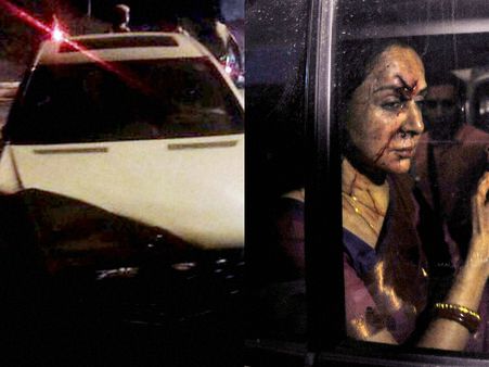 ಮಗುವನ್ನು ಬಲಿ ಪಡೆದ ಹೇಮಾಮಾಲಿನಿ ಮರ್ಸಿಡಿಸ್ ಬೆಂಜ್