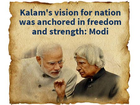 ಭಾರತ ತನ್ನ 'ರತ್ನ' ಕಳೆದುಕೊಂಡಿದೆ : ಕಲಾಂ ಕುರಿತು ಮೋದಿ ಲೇಖನ