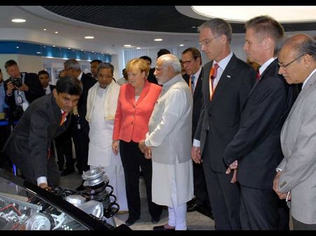 ಚಿತ್ರಗಳಲ್ಲಿ: ಬಾಷ್‌ಗೆ ಭೇಟಿ ಇತ್ತ ಮೋದಿ, ಮರ್ಕೆಲ್, ಸಿದ್ದರಾಮಯ್ಯ