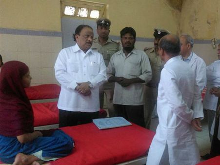 ಮಗು ಅಪಹರಣ ಪ್ರಕರಣ : ಆಸ್ಪತ್ರೆಗೆ ಸಚಿವರ ಭೇಟಿ