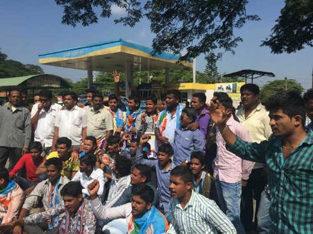 ನ್ಯಾಷನಲ್ ಹೆರಾಲ್ಡ್ ಕೇಸ್ : ಬಿಜೆಪಿ ವಿರುದ್ಧ ಬೀದಿಗಿಳಿದ ಕಾಂಗ್ರೆಸ್