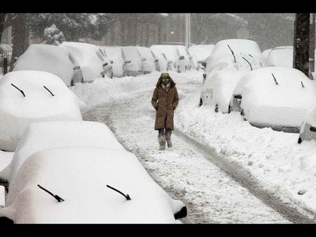 ಅಮೆರಿಕದಲ್ಲಿ ಶತಮಾನದ ದಾಖಲೆ ಬರೆದ ಹಿಮಮಾರುತ