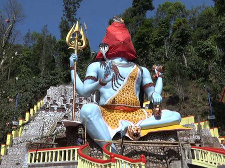 ಮಡಿಕೇರಿಯಲ್ಲಿ 52 ಅಡಿಯ ಬೃಹತ್ ಶಿವನ ಮೂರ್ತಿ ಪ್ರತಿಷ್ಠಾಪನೆ