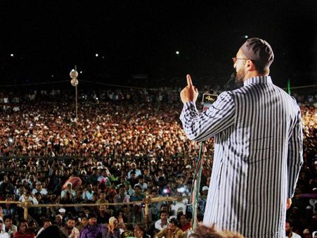 ಭಾರತ್ ಮಾತಾ ಕೀ ಜೈ ಅನ್ನೋಲ್ಲಾ ಎಂದಿದ್ದ ಓವೈಸಿ ಬಾಯಿಯಿಂದ ಜೈಹಿಂದ್