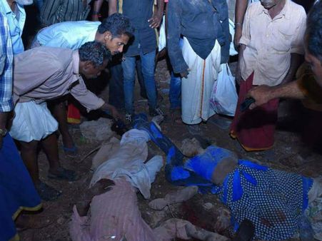 ಕೇರಳ ಪಟಾಕಿ ಅವಘಡದ ಕರಾಳ ಚಿತ್ರಗಳು