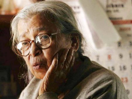 ಜ್ಞಾನಪೀಠ ಪ್ರಶಸ್ತಿ ವಿಜೇತ ಸಾಹಿತಿ ಮಹಾಶ್ವೇತಾ ದೇವಿ ಇನ್ನಿಲ್ಲ