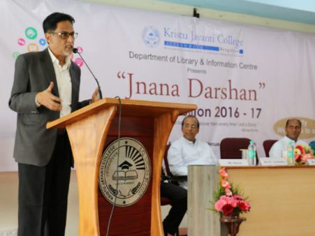ಬೆಂಗಳೂರಿನ ಕ್ರಿಸ್ತು ಜಯಂತಿ ಕಾಲೇಜಿನಲ್ಲಿ ಜ್ಞಾನದ ಹರಿವು