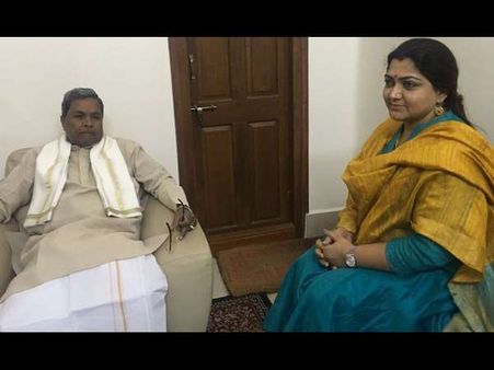 ಸಿಎಂ ಸಿದ್ದರಾಮಯ್ಯರಿಗೆ ಸಾಂತ್ವನ ಹೇಳಿದ ನಟಿ ಖುಷ್ಬು