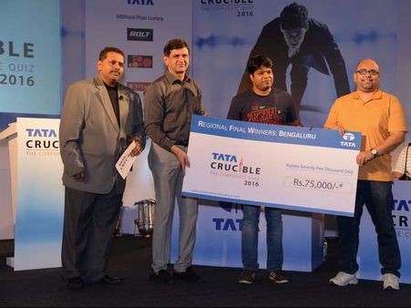 ಟಾಟಾ ಕ್ವಿಜ್ : ಸೇತು ಮಾಧವನ್, ಬೈಬಾಸ್ವಾಟ ಚಟರ್ಜಿಗೆ ಪ್ರಶಸ್ತಿ