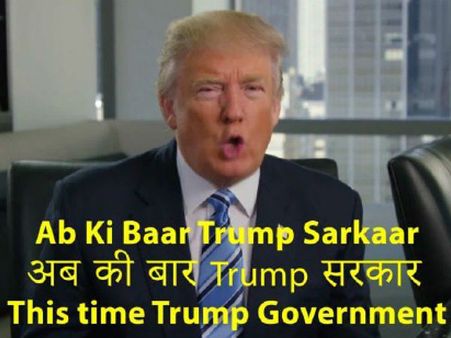 ಟ್ರಂಪ್‌ರನ್ನು ಗೆಲ್ಲಿಸಿದ 'ಅಬ್ ಕಿ ಬಾರ್ ಟ್ರಂಪ್ ಸರ್ಕಾರ್'!
