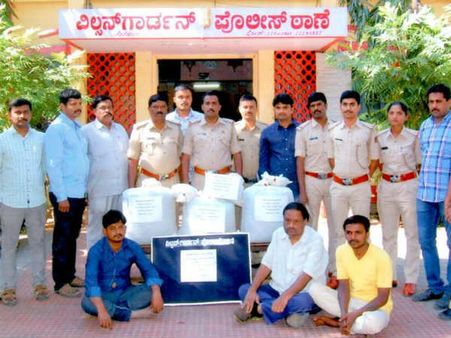 ಮಾದಕ ವಸ್ತು ಜಾಲ ಪತ್ತೆ: 57 ಕೆಜಿ ಗಾಂಜಾ ವಶ