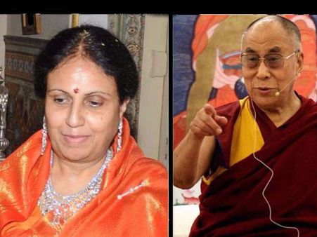 ದಲೈಲಾಮಾ, ಪ್ರಮೋದಾ ದೇವಿಗೆ ಗೌರವ ಡಾಕ್ಟರೇಟ್