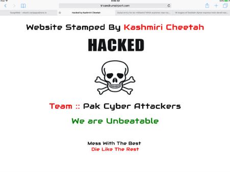 ಕೊಚ್ಚಿ, ತಿರುವನಂತಪುರಂ ವಿಮಾನ ನಿಲ್ದಾಣದ ವೆಬ್ ಸೈಟ್ ಗೆ ಕನ್ನ