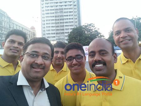 1000ಕಿ.ಮೀ ಈಜಿ 2008ರ ದಾಳಿಯಲ್ಲಿ ಹುತಾತ್ಮರಾದವರಿಗೆ ಗೌರವ ಸಲ್ಲಿಕೆ