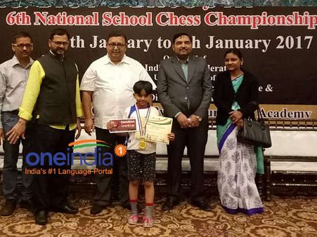 ನ್ಯಾಷನಲ್ ಸ್ಕೂಲ್ಸ್ ಚೆಸ್ ನಲ್ಲಿ ಮಂಗ್ಳೂರು ಹುಡುಗಿಗೆ ಚಿನ್ನ!