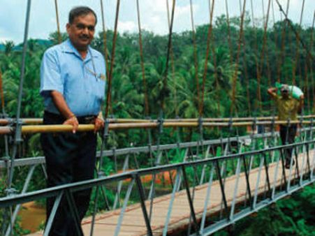 ‘ತೂಗು ಸೇತುವೆಗಳ‌ ಸರದಾರ'ನಿಗೆ ಒಲಿದ ಪದ್ಮಶ್ರೀ