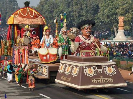 2017ರ ಗಣರಾಜ್ಯೋತ್ಸವ ಪರೇಡ್ ನಲ್ಲಿ ಕರ್ನಾಟಕದ ಜನಪದ ಹೆಜ್ಜೆ