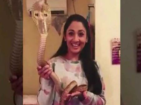 ಹಾವಿನ ಜತೆ ಫೋಟೋ ಹಾಕಿದ ಟಿವಿ ನಟಿಯ ಬಂಧನ!