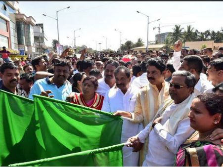 ದೇವೇಗೌಡ ಪೆಟ್ರೋಲ್ ಬಂಕ್ ಬಳಿ ಮೇಲ್ಸೇತುವೆ ಸಂಚಾರಕ್ಕೆ ಮುಕ್ತ