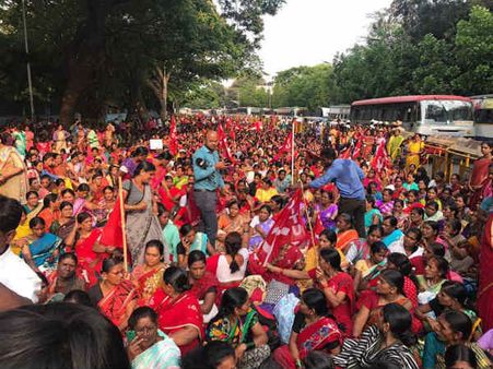 ಅಂಗನವಾಡಿ ಕಾರ್ಯಕರ್ತೆಯರ ಪ್ರತಿಭಟನೆ ವಾಪಸ್