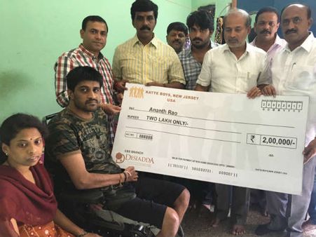 ಊಟಕ್ಕೂ ಕಷ್ಟಪಡುತ್ತಿರುವ ಕ್ರೀಡಾಪಟು ಸಹಾಯಕ್ಕೆ ನ್ಯೂಜೆರ್ಸಿಯ ಕಟ್ಟೆ ಬಾಯ್ಸ್