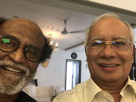 ರಜನಿ ಭೇಟಿಗೆ ಮನೆ ಬಾಗಿಲಿಗೆ ಬಂದ ಮಲೇಷ್ಯಾ ಪ್ರಧಾನಿ