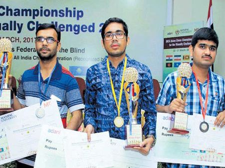 ಕಣ್ಣು ಕಾಣದಿದ್ದರೇನಂತೆ, ಚೆಸ್ ಬೋರ್ಡ್ ಮೇಲೆ ಇವರೇ ಚಾಂಪಿಯನ್