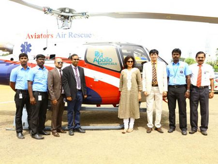 ಮೈಸೂರು ಅಪೋಲೋ ಆಸ್ಪತ್ರೆಗೆ ಬಂತು ಏರ್ ಆಂಬುಲೆನ್ಸ್