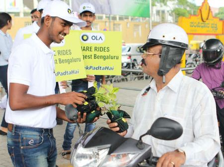 ಪರಿಸರ ದಿನ : ಓಲಾ ಜತೆ ಕೈಜೋಡಿಸಿದ ಬೆಂಗಳೂರು ಪೊಲೀಸರು