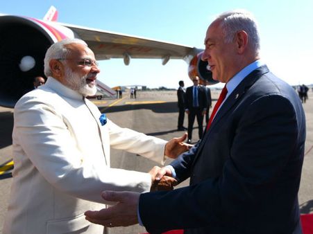 ಹಿಂದಿಯಲ್ಲಿ ಮಾತಾಡಿ ಮೋದಿಯನ್ನು ಸ್ವಾಗತಿಸಿದ ಇಸ್ರೇಲ್ ಪ್ರಧಾನಿ