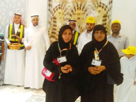 ಮದೀನಾ ತಲುಪಿದ ರಾಜ್ಯದ ಮೊದಲ ಹಜ್ ಯಾತ್ರಿಕರ ತಂಡ