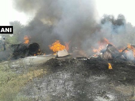ಮತ್ತೊಂದು ವಾಯುಪಡೆ ವಿಮಾನ ಪತನ, ಪೈಲಟ್‌ ಗಳು ಪಾರು