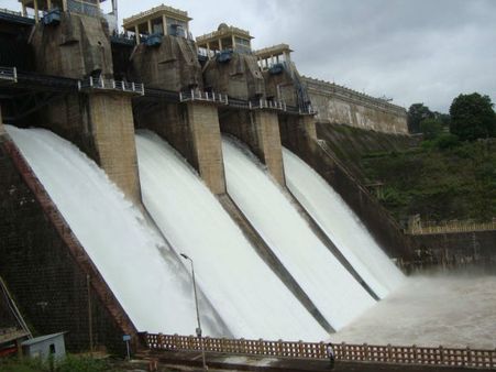 ಮಳೆಯ ಅಬ್ಬರ, ಹಾರಂಗಿ ಜಲಾಶಯಕ್ಕೆ ಹೆಚ್ಚಿದ ಒಳಹರಿವು