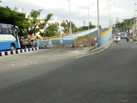 ಉದ್ಘಾಟನೆಗೆ ಸಜ್ಜಾದ ಹೊಸಕೆರೆಹಳ್ಳಿ ಮೇಲ್ಸೇತುವೆ