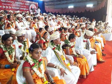 ನಂಜನಗೂಡಿನಲ್ಲಿ ಹೊಸ ದಾಂಪತ್ಯ ಜೀವನಕ್ಕೆ ಕಾಲಿಟ್ಟ 94 ಜೋಡಿ